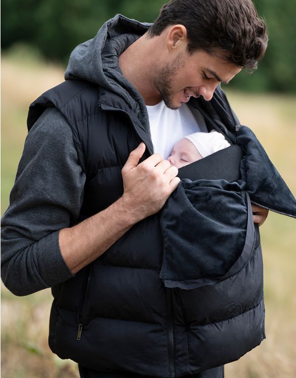 Seraphine Men’s Hoodie With Baby Pouch